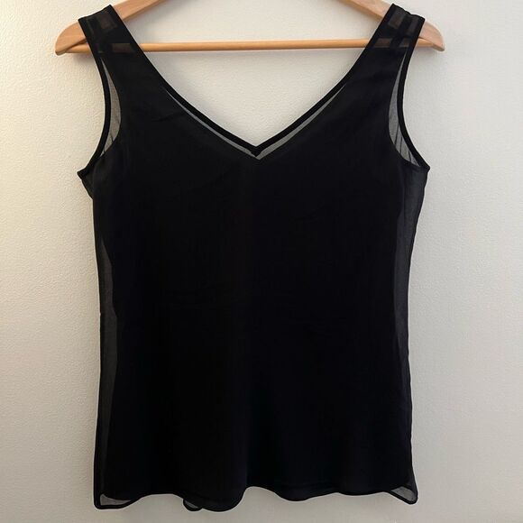 WHBM layered sheer tank Sz XXS NWT🏷 - Picture 6 of 7